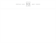 Tablet Screenshot of katebennet.com